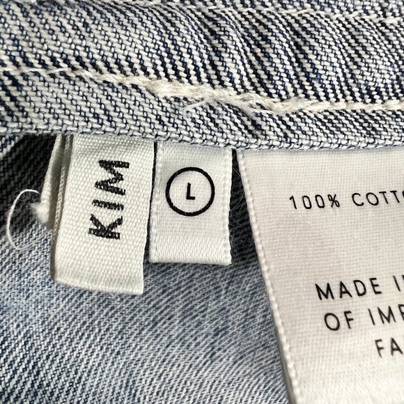 Like new GRLFRND 'Kim' 100% Cotton Denim Jacket in 'Living The Blues' Sz… - Picture 7 of 11